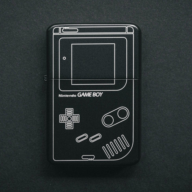 Red Dot Laser Engraving Lighters Nintendo Game Boy Flip Lighter