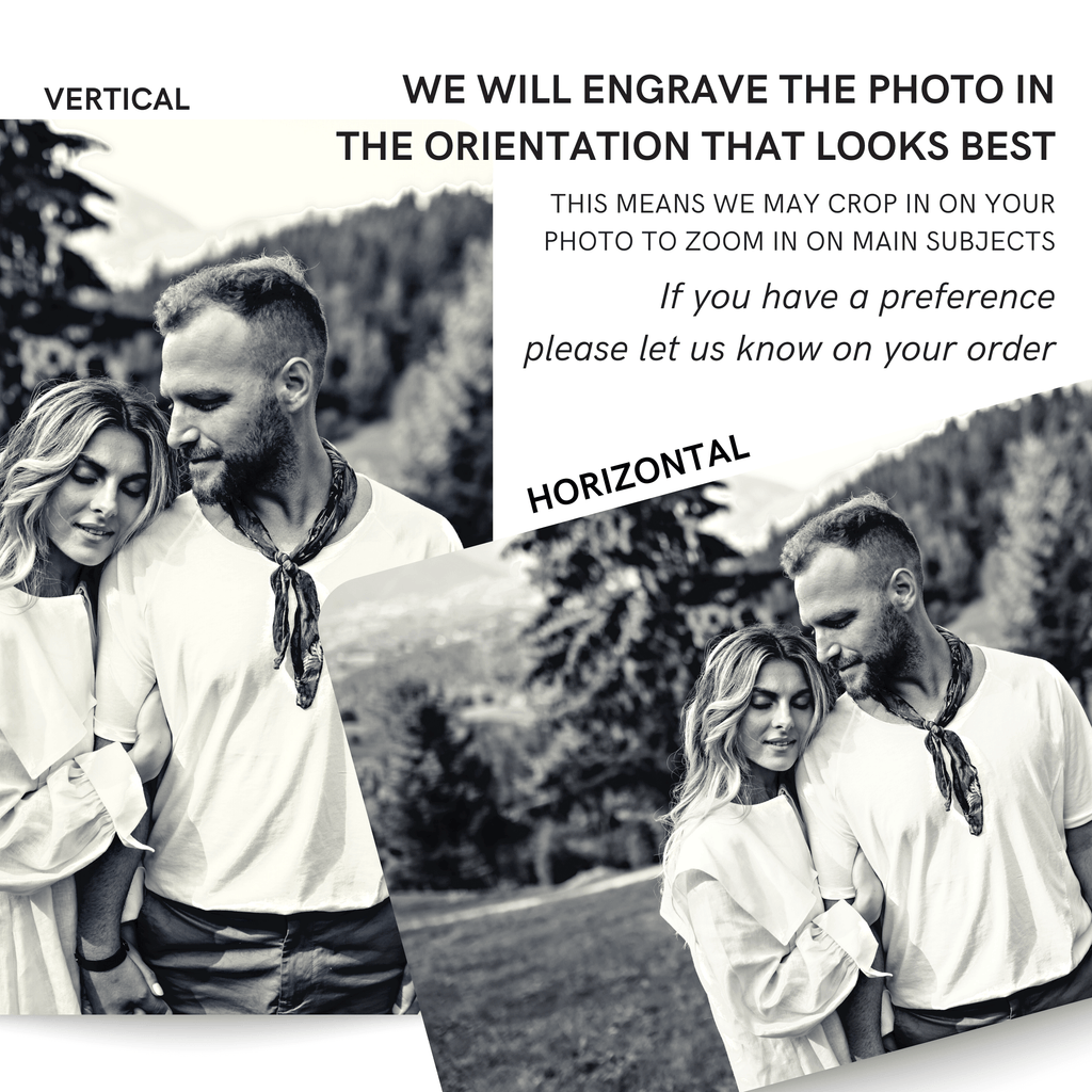 Red Dot Laser Engraving Metal Photo Wallet Card & Message